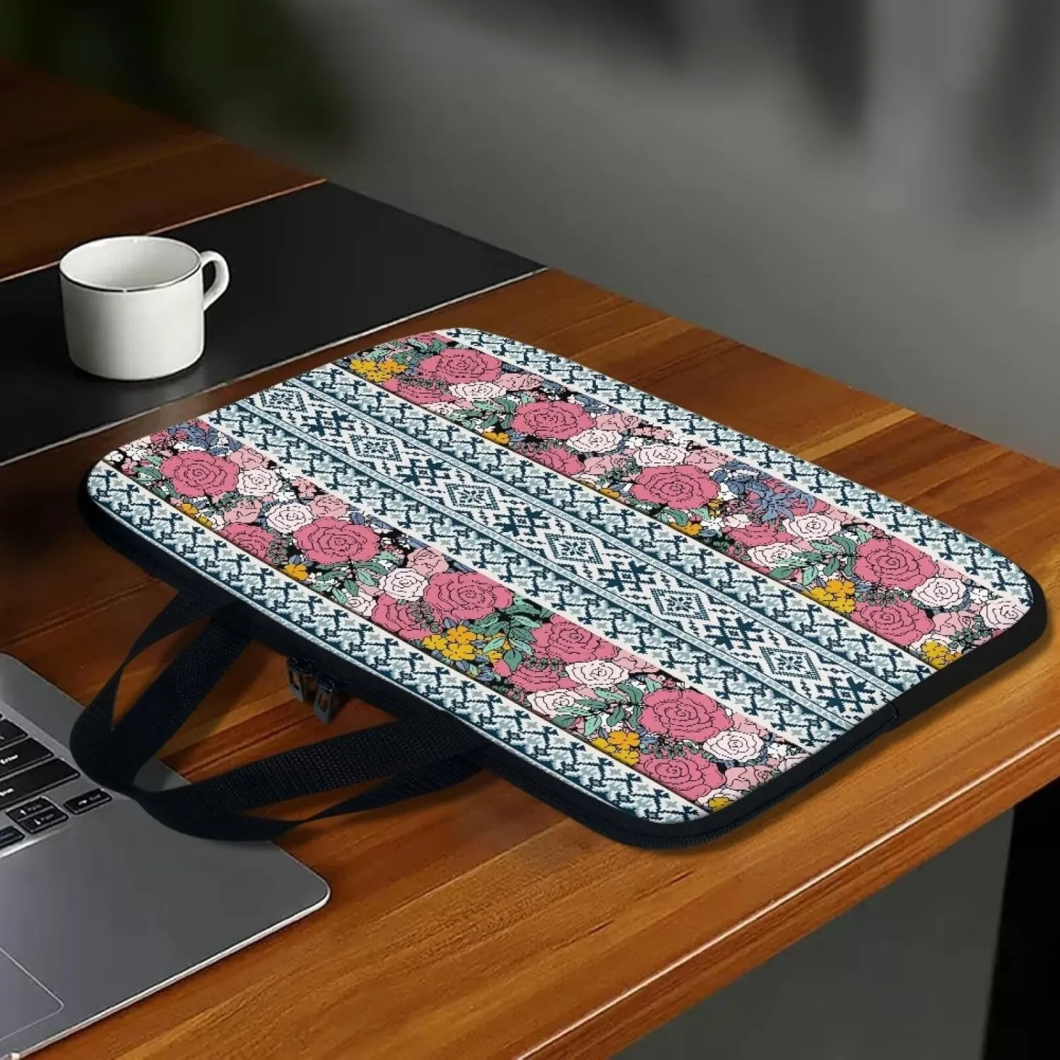 Personalized Laptop Case 15.6In Computer Bag,17inch Messenger Bag Briefcase Tote Bag with Laptop Compartment