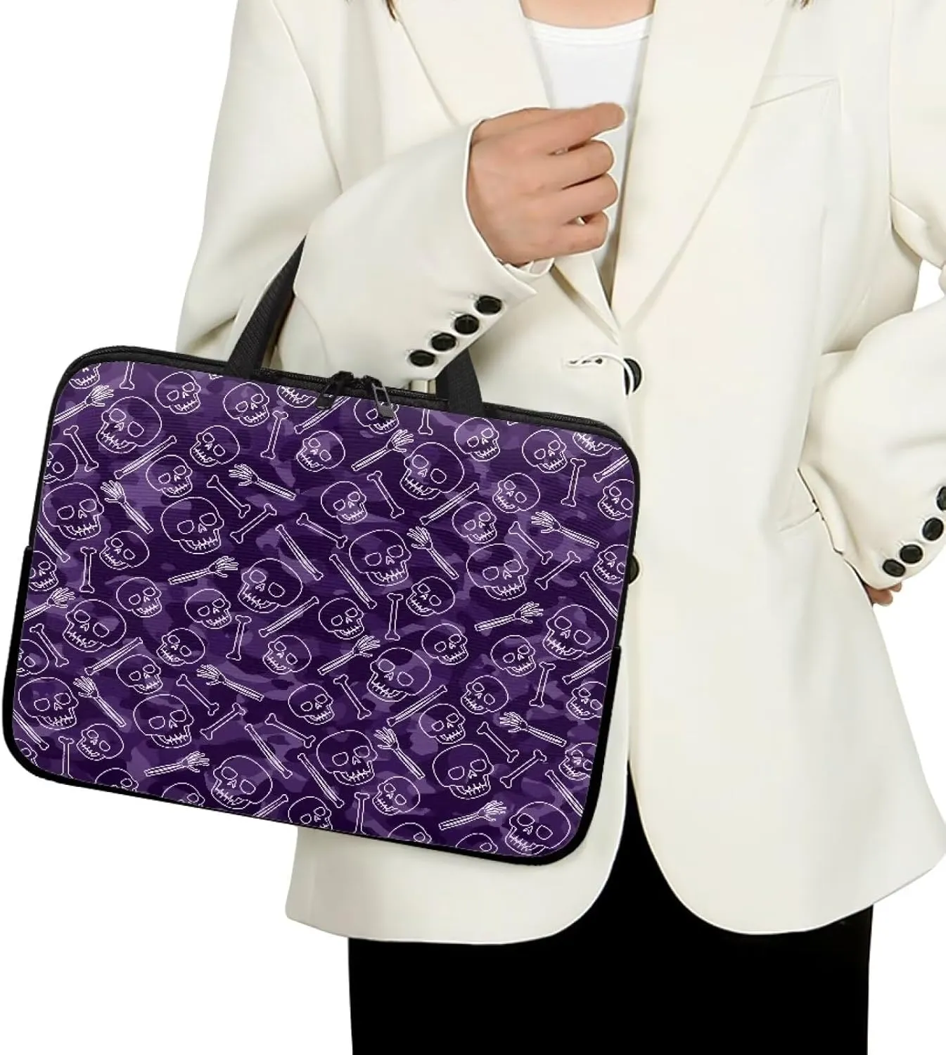 Personalized Laptop Case 15.6In Computer Bag,17inch Messenger Bag Briefcase Tote Bag with Laptop Compartment