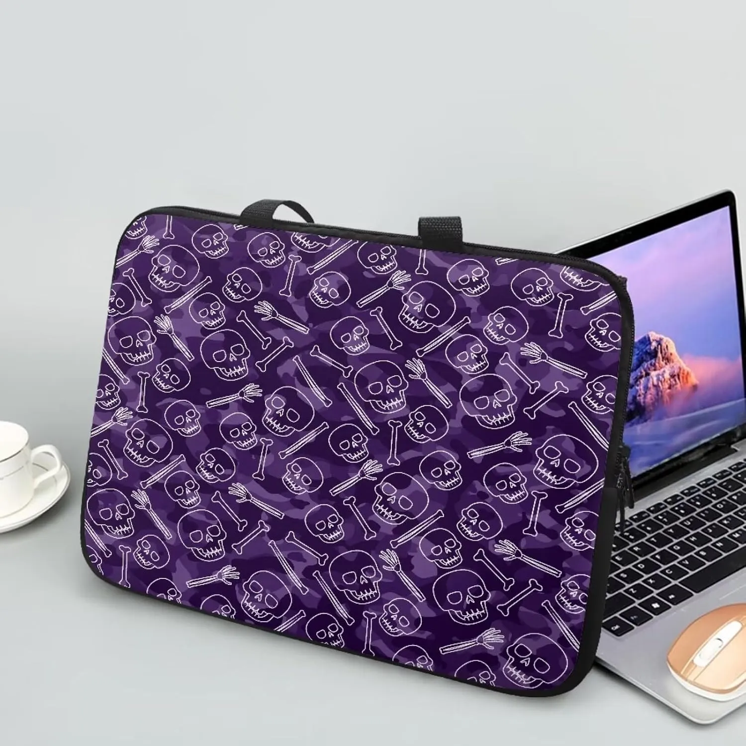 Personalized Laptop Case 15.6In Computer Bag,17inch Messenger Bag Briefcase Tote Bag with Laptop Compartment