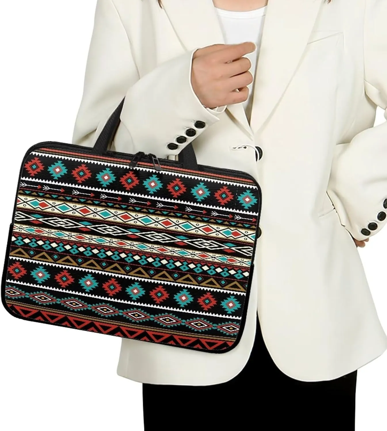Personalized Laptop Case 15.6In Computer Bag,17inch Messenger Bag Briefcase Tote Bag with Laptop Compartment
