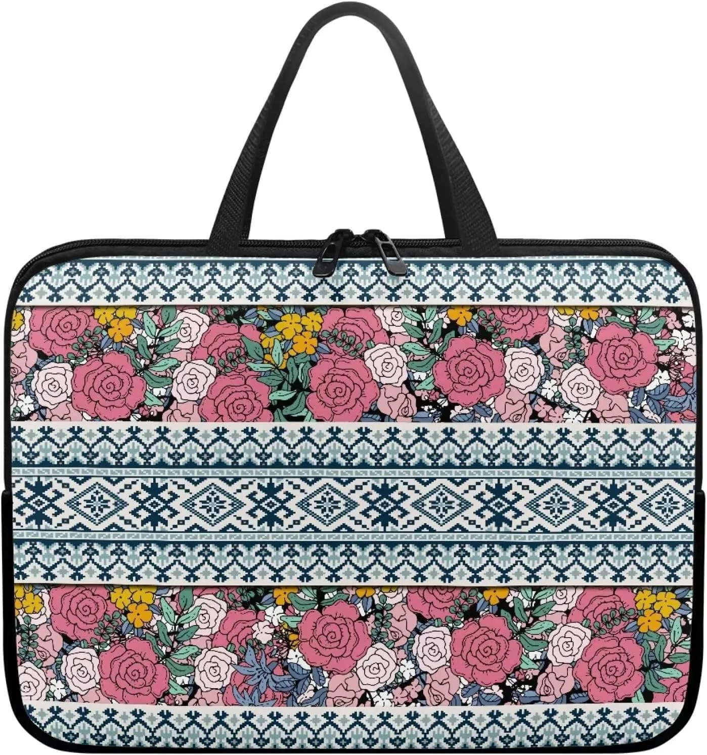 Personalized Laptop Case 15.6In Computer Bag,17inch Messenger Bag Briefcase Tote Bag with Laptop Compartment