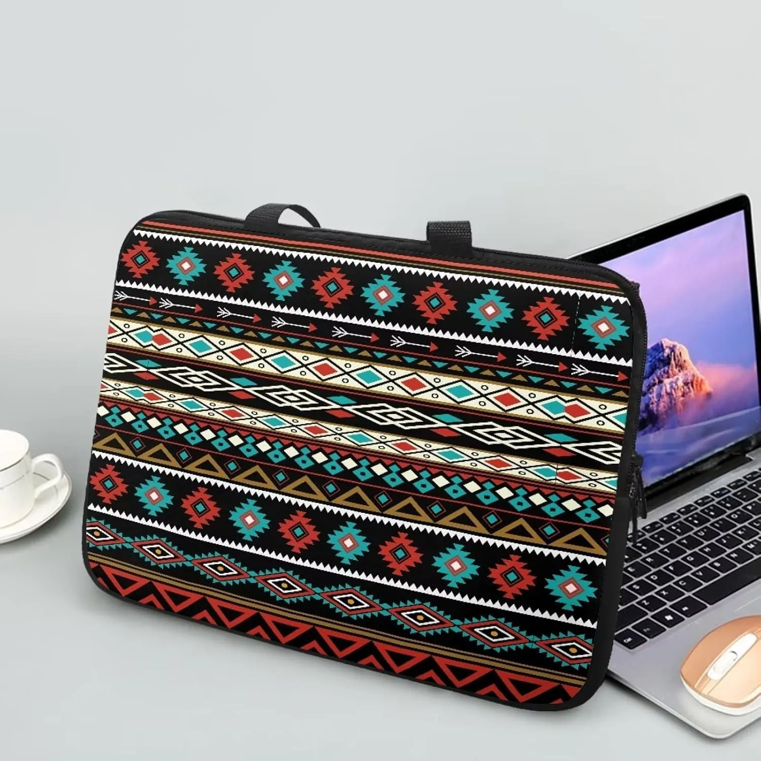 Personalized Laptop Case 15.6In Computer Bag,17inch Messenger Bag Briefcase Tote Bag with Laptop Compartment