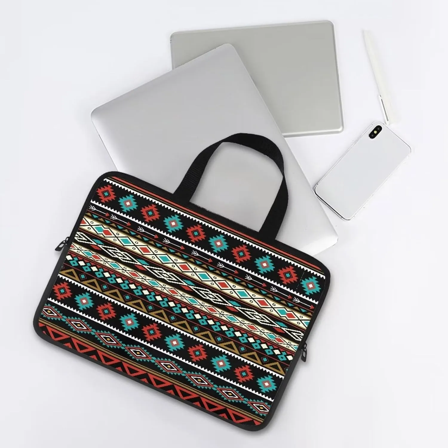 Personalized Laptop Case 15.6In Computer Bag,17inch Messenger Bag Briefcase Tote Bag with Laptop Compartment