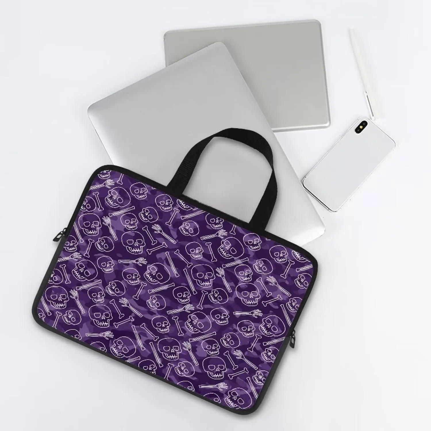 Personalized Laptop Case 15.6In Computer Bag,17inch Messenger Bag Briefcase Tote Bag with Laptop Compartment
