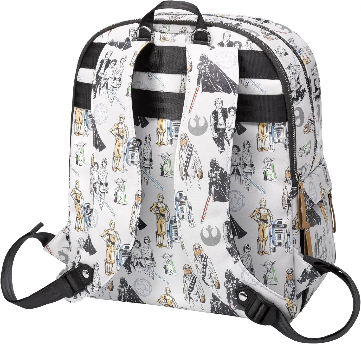 Petunia Pickle Bottom 2-in-1 Provisions Breast Pump & Diaper Bag, Designed for Busy Parents, Spacious Main Compartment, Disney The Star Wars Collection