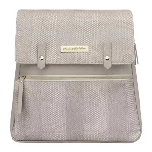 Petunia Pickle Bottom Meta Backpack, Sand Cable Stitch, Unisex, Laptop Backpack, Stylish, Spacious, and Comfortable for On the Go Moms and Dads