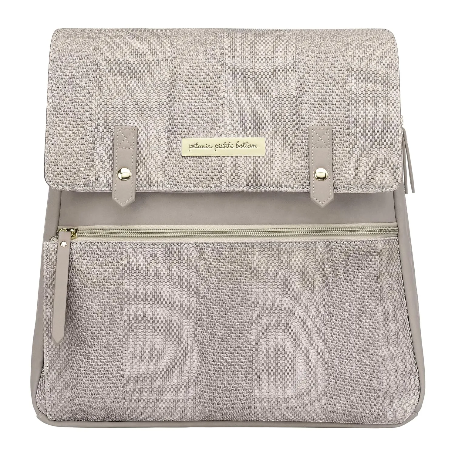 Petunia Pickle Bottom Meta Backpack, Sand Cable Stitch, Unisex, Laptop Backpack, Stylish, Spacious, and Comfortable for On the Go Moms and Dads