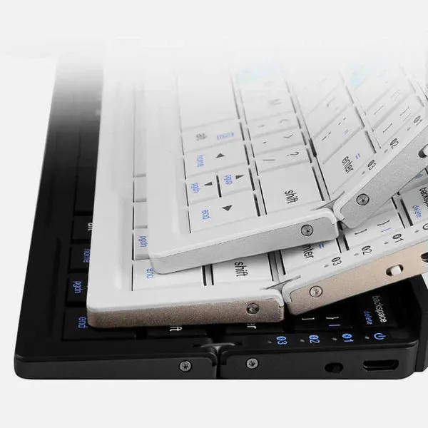 Phone Tablet Wireless Rechargeable Foldable Keyboard