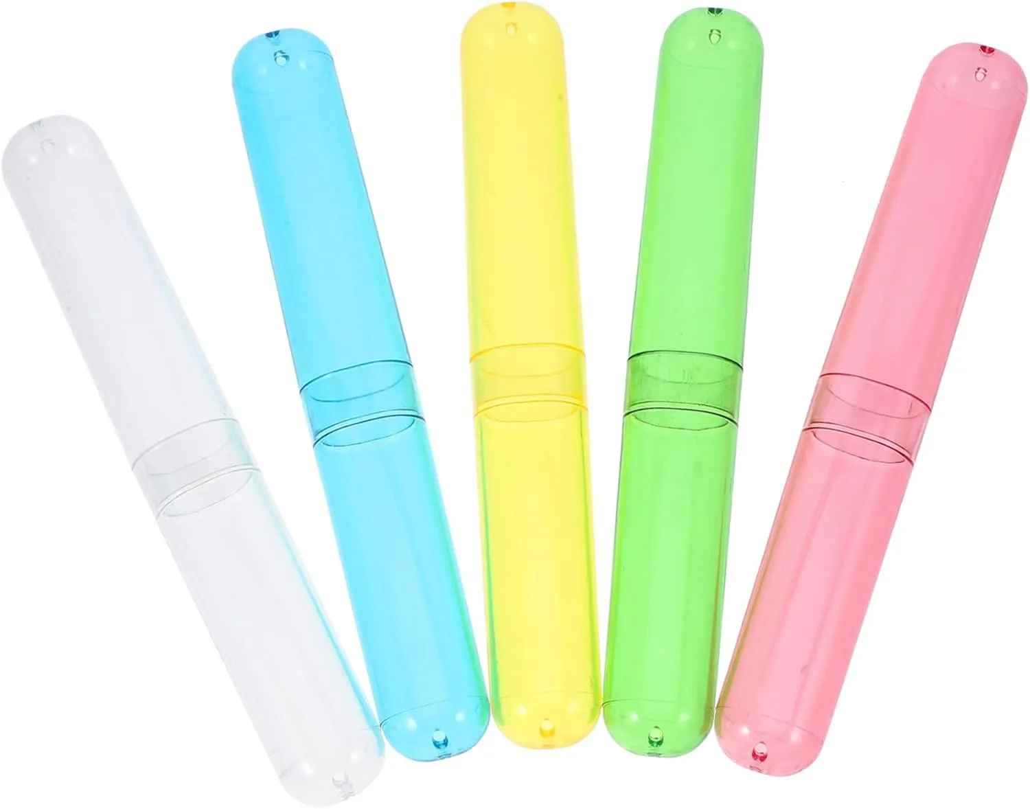 Plastic Toothbrush Case Travel Toothbrush Holder Compact Lightweight Travel Toothbrush Case