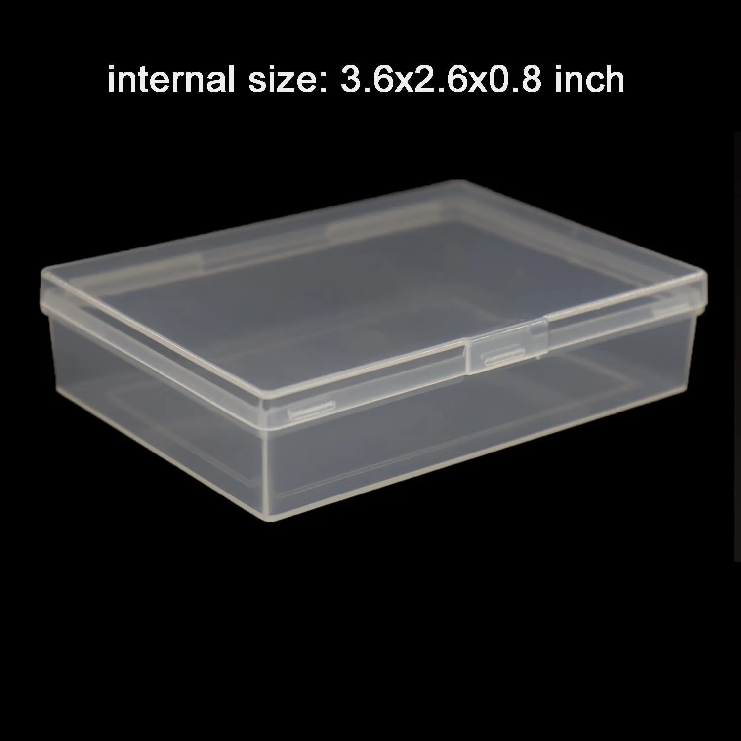 Playing Card Case 24PCS Card Deck Box Plastic Empty Gaming Card Holder Case, Internal Size is 3.6X2.6X0.8 Inch, Suitable for 3.5X2.5 Inch Poker Card(NO Cards)