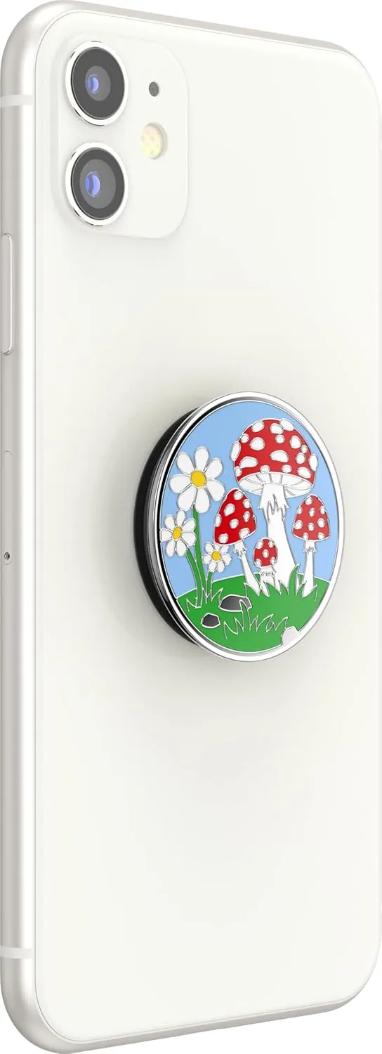 ​​​​PopSockets Phone Grip with Expanding Kickstand, Adhesive Grip - Enamel Fun Guy