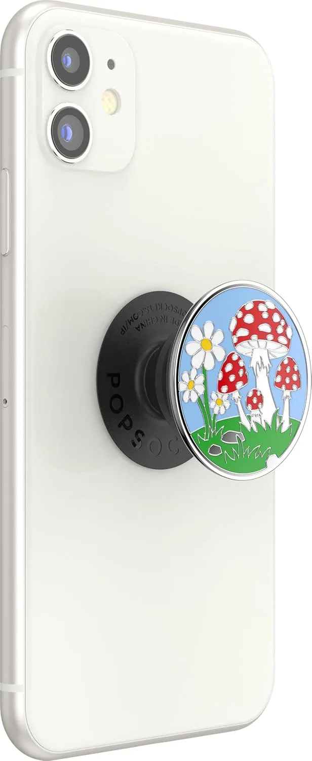 ​​​​PopSockets Phone Grip with Expanding Kickstand, Adhesive Grip - Enamel Fun Guy