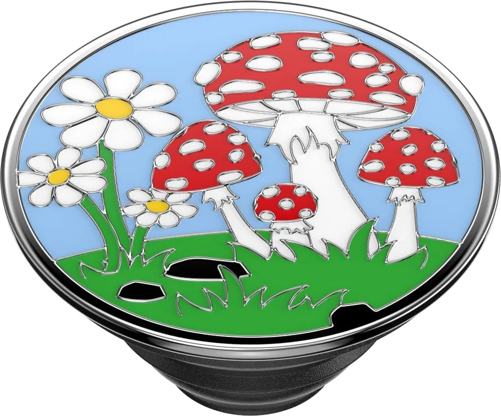 ​​​​PopSockets Phone Grip with Expanding Kickstand, Adhesive Grip - Enamel Fun Guy