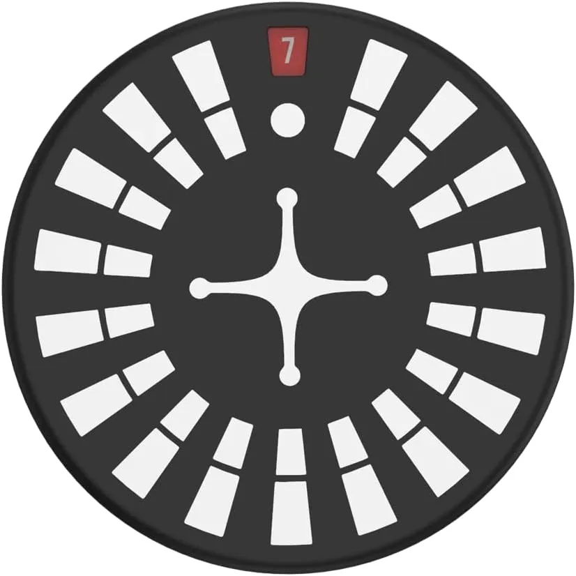 PopSockets Phone Grip with Expanding Kickstand, Backspin PopSocket, Spinning PopSockets - Roulette
