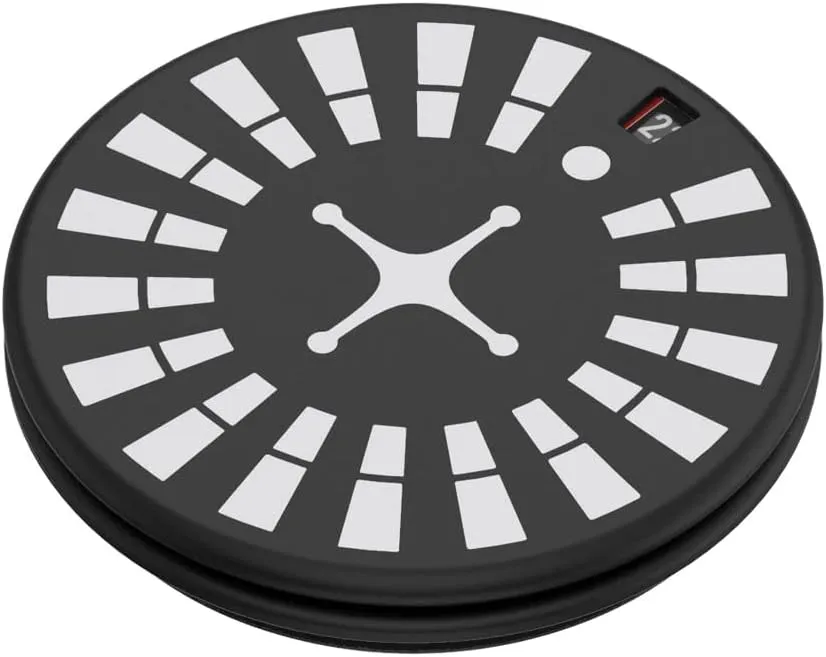 PopSockets Phone Grip with Expanding Kickstand, Backspin PopSocket, Spinning PopSockets - Roulette