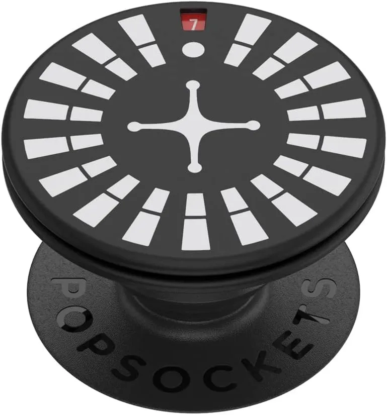PopSockets Phone Grip with Expanding Kickstand, Backspin PopSocket, Spinning PopSockets - Roulette