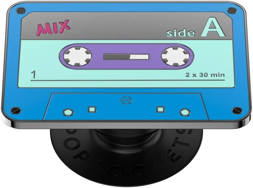 ​​​​PopSockets Phone Grip with Expanding Kickstand, Enamel - Mix Tape