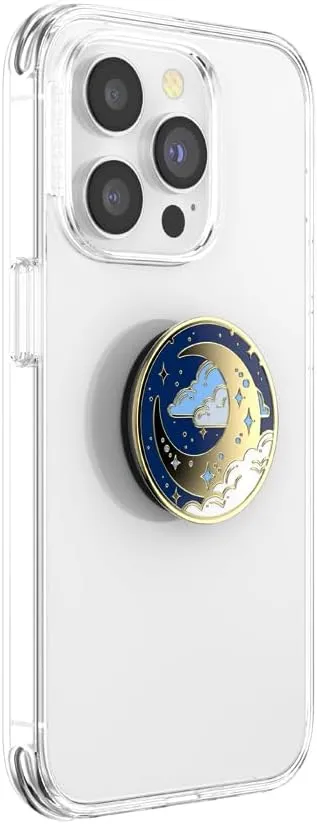 PopSockets ​​​​ Phone Grip with Expanding Kickstand, for Phone - Enamel Fly Me To The Moon