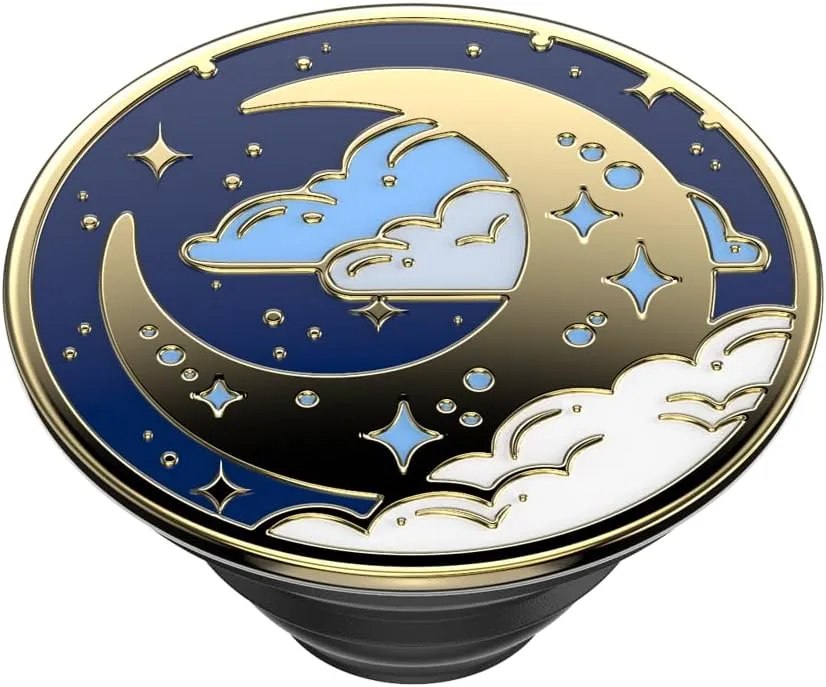 PopSockets ​​​​ Phone Grip with Expanding Kickstand, for Phone - Enamel Fly Me To The Moon