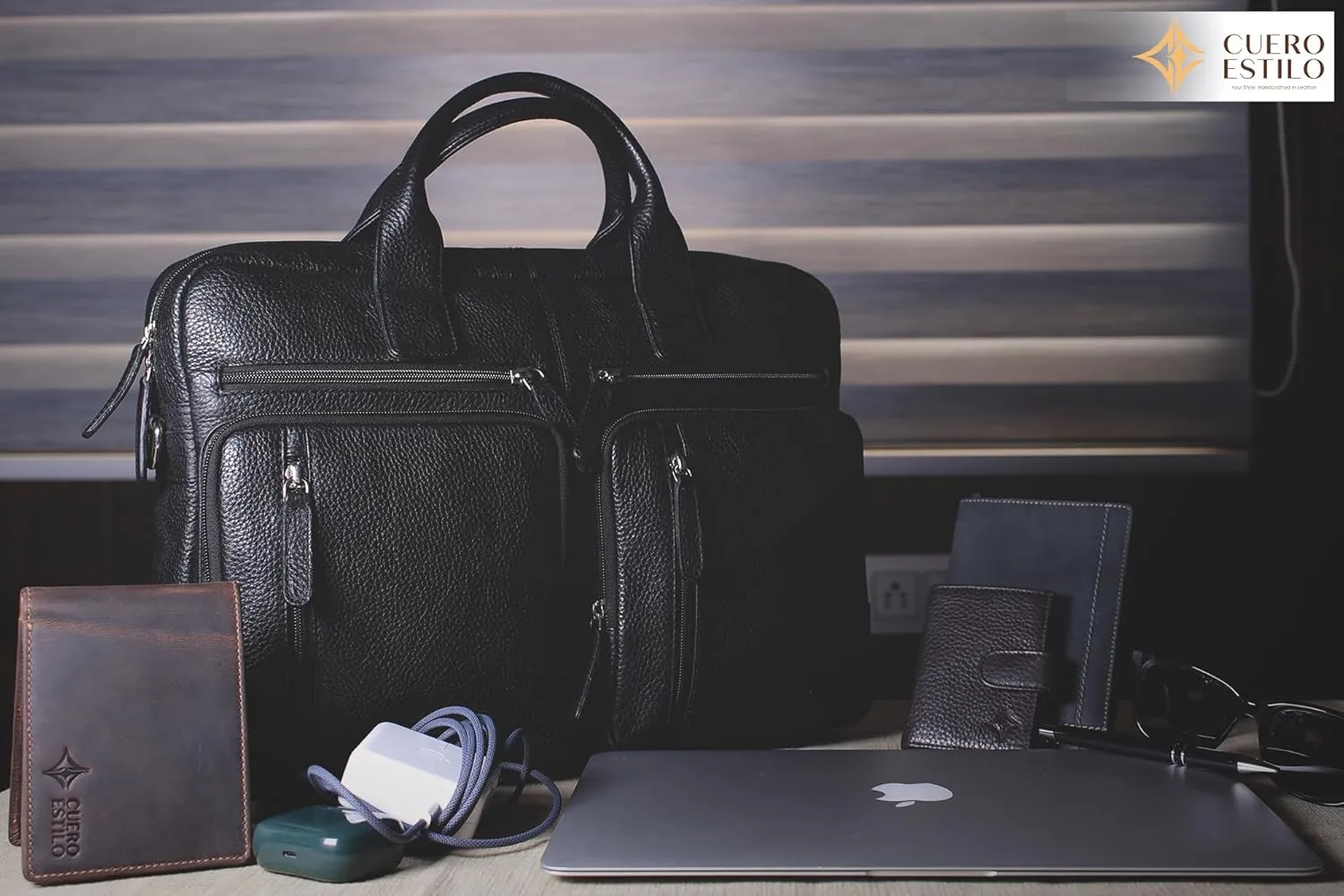 Premium Leather Laptop Bag - Handcrafted Floater Leather, Durable, Stylish.