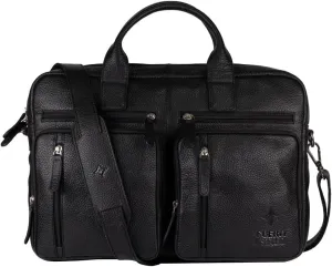 Premium Leather Laptop Bag - Handcrafted Floater Leather, Durable, Stylish.