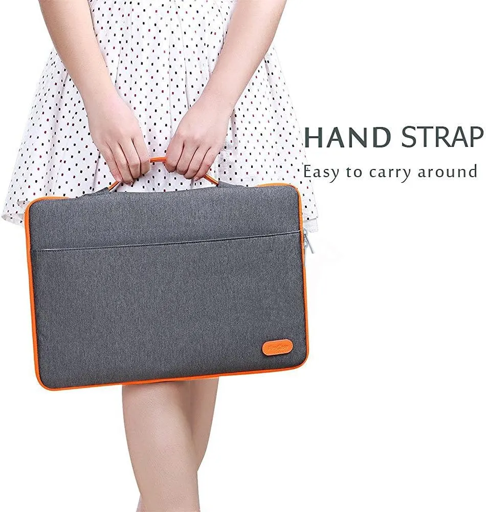 ProCase Laptop Sleeve Case, 13 inch Laptop Bag Compatible with MacBook HP Dell Lenovo ASUS Chromebook -Dark Grey
