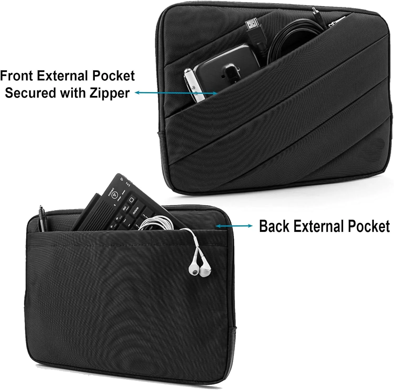 Professional Lightweight Universal 15" Laptop Sleeve Bag Compatible with ThinkPad X1 Extreme, ThinkPad E15, Ideapad, Yoga 15