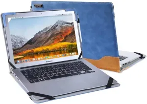 Protective Case Cover Compatible with Dell XPS 17 9700 9710 9720 9730 17 Inch Laptops Sleeve Notebook Carry Hard Case Shell with Cooling Bracket (Blue)