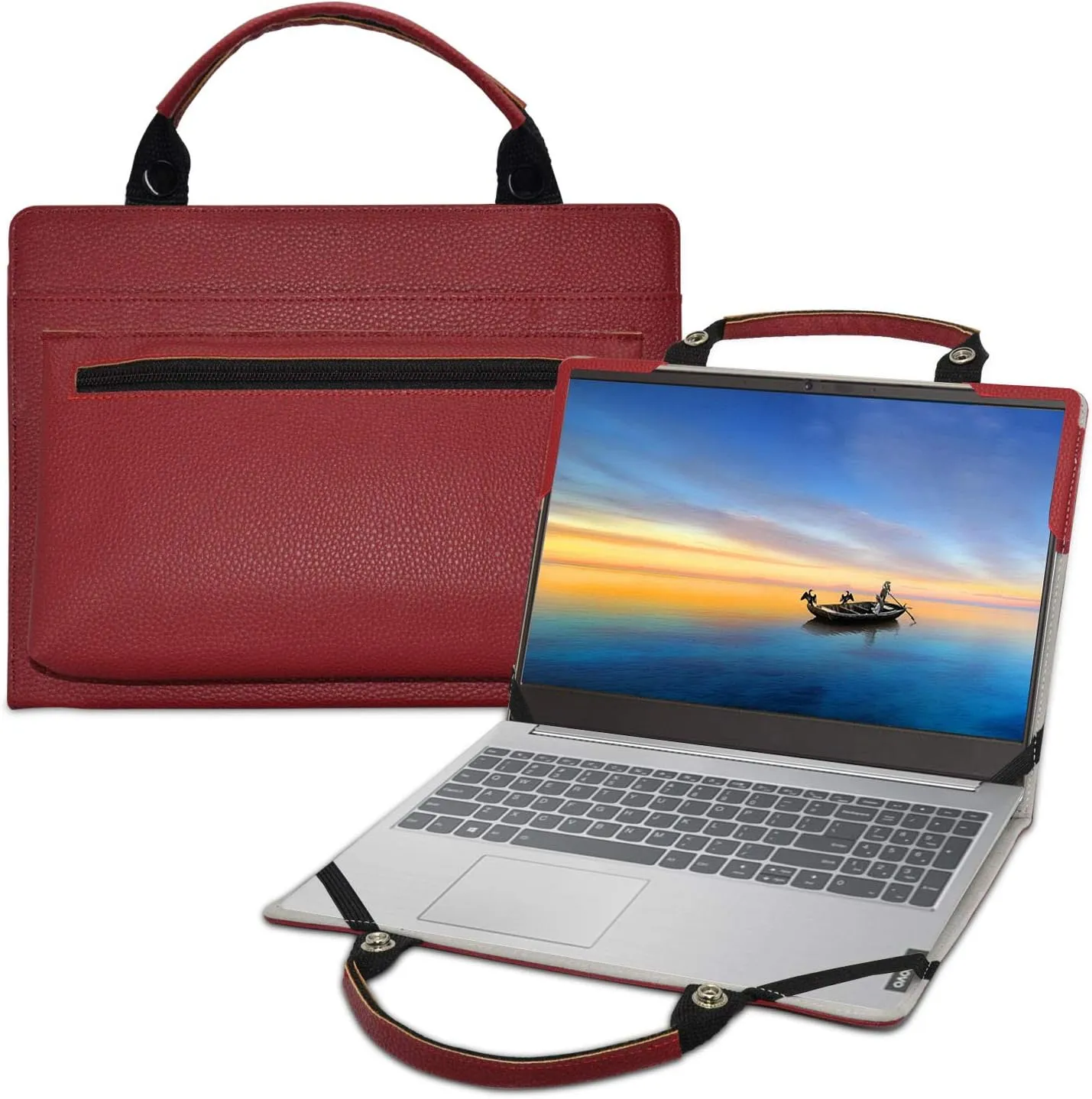 Protective Case   Portable Bag for 16 Inch Lenovo ThinkPad T16/ThinkPad P16s/MSI Creator Z16 Z16p/CreatorPro Z16P & 15.6 Inch Acer Aspire 5 A515-45 A515-46/ThinkPad X1 Extreme Gen 5/CreatorPro M15,Red