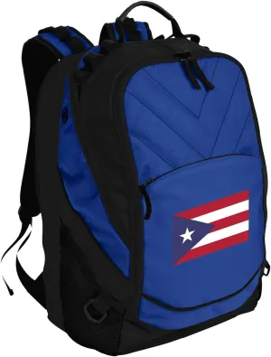 Puerto Rico Backpack Puerto Rico Flag Bag w/Laptop Section