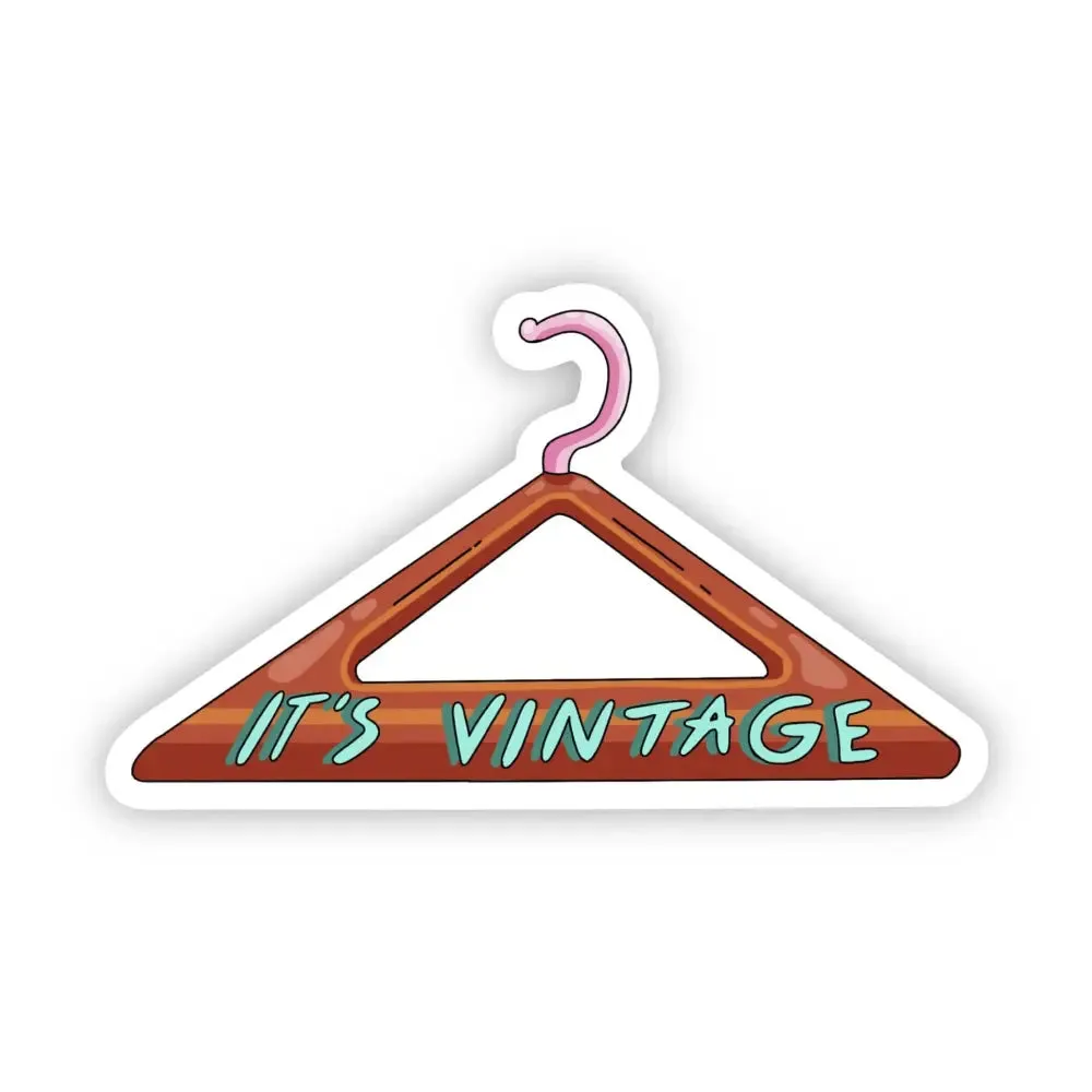 "It's Vintage" Clothes Hanger Sticker