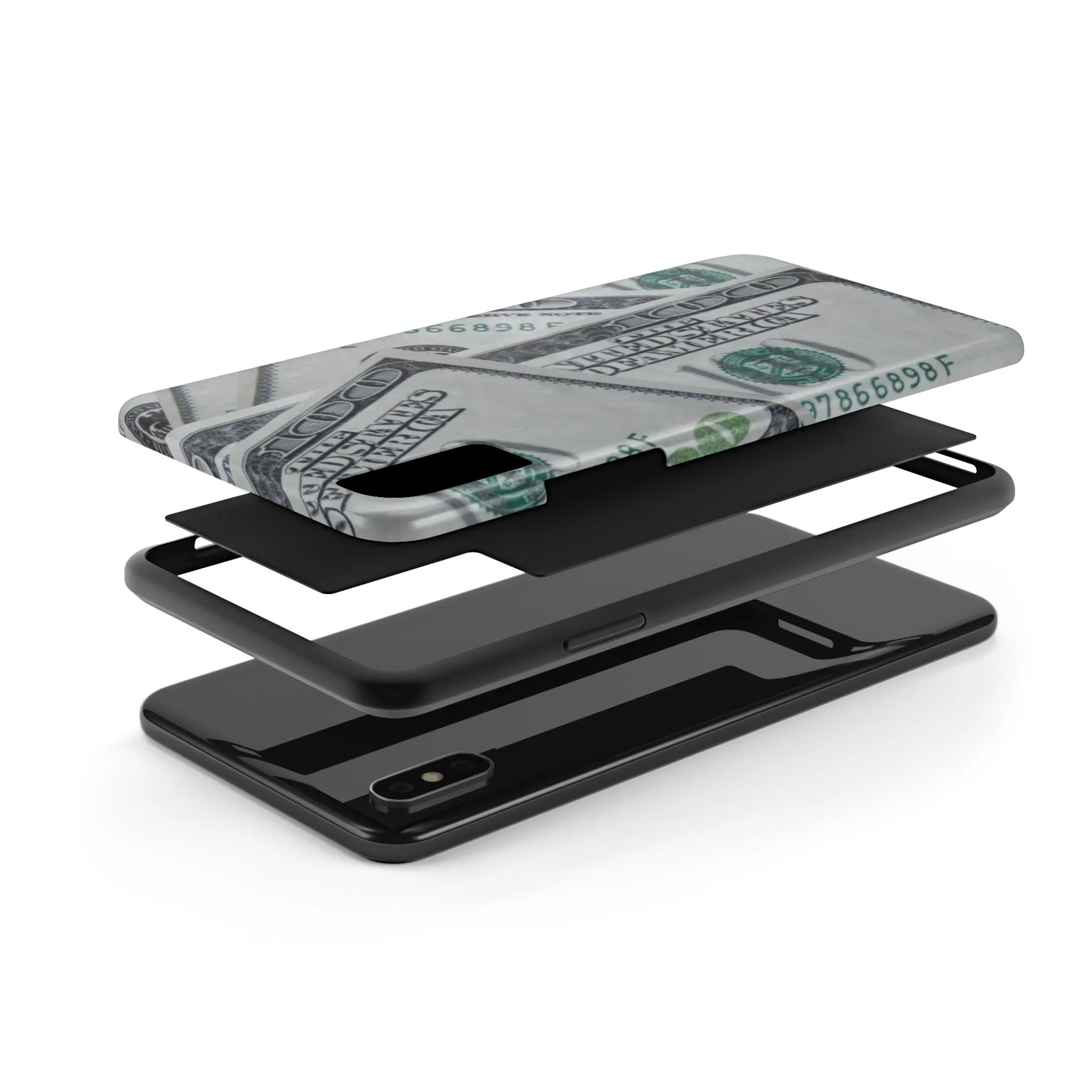 "Money" Case Mate Tough Phone Case (iPhones 7-11s see product description for phone compatibility)