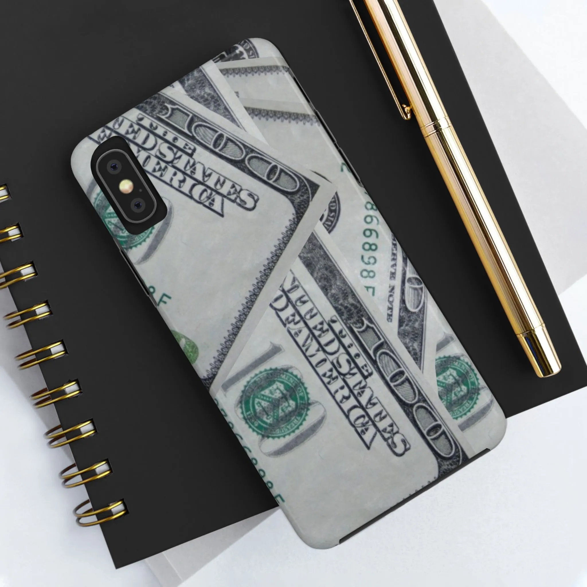 "Money" Case Mate Tough Phone Case (iPhones 7-11s see product description for phone compatibility)