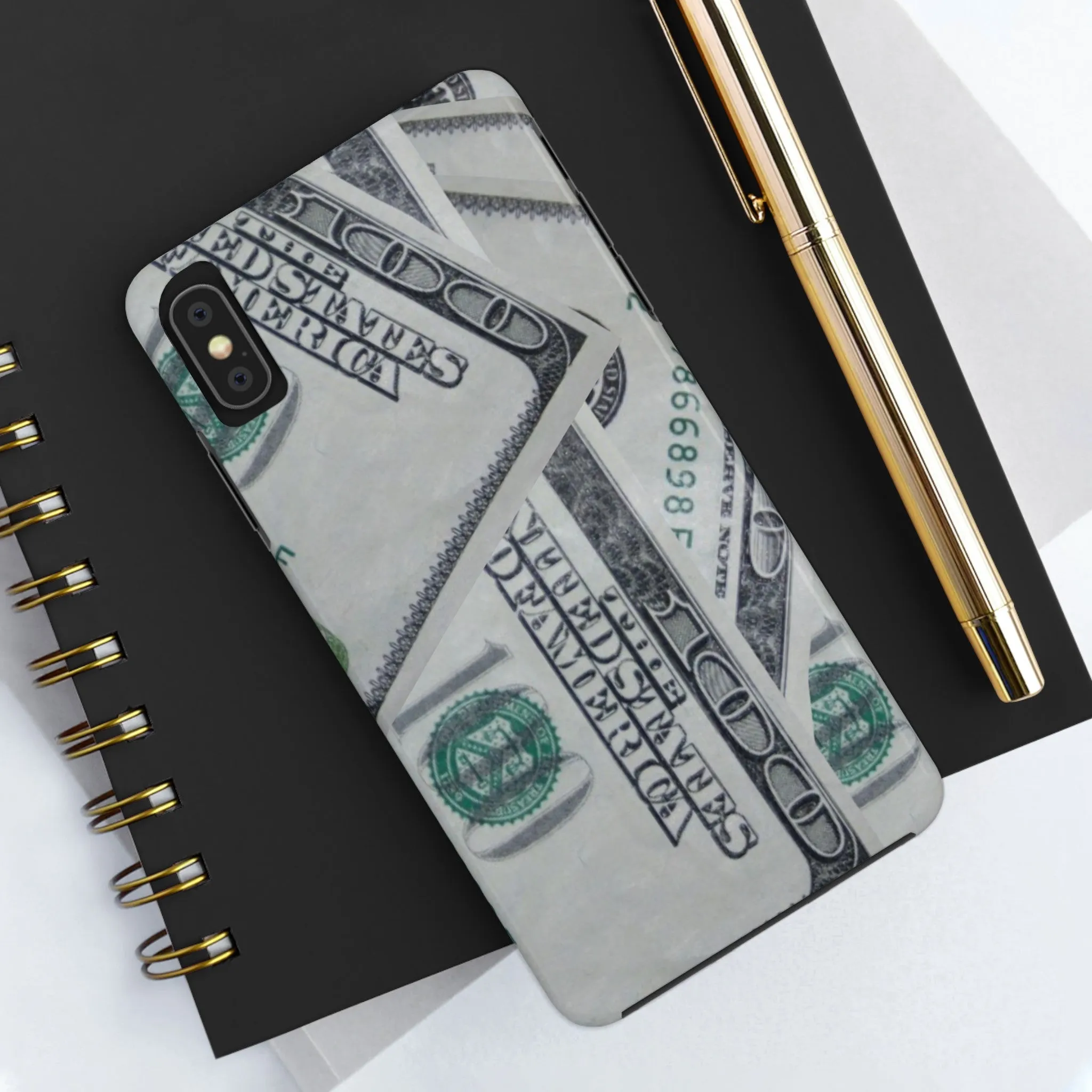 "Money" Case Mate Tough Phone Case (iPhones 7-11s see product description for phone compatibility)