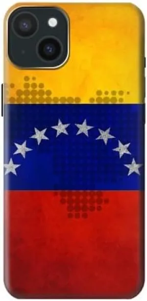 R2974 Venezuela Football Soccer Map Flag Case Cover for iPhone 15 Plus