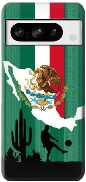 R2994 Mexico Football Soccer Map Flag Case Cover for Google Pixel 8 pro