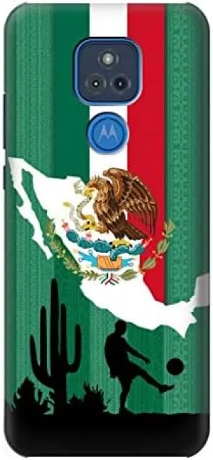 R2994 Mexico Football Soccer Map Flag Case Cover for Motorola Moto G Play (2021)
