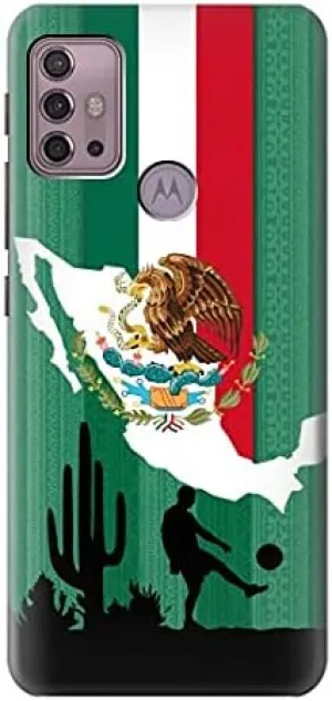 R2994 Mexico Football Soccer Map Flag Case Cover for Motorola Moto G30, G20, G10