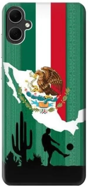 R2994 Mexico Football Soccer Map Flag Case Cover for Samsung Galaxy A05