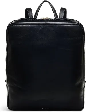 RADLEY London Greyfriars Garden 2.0 Women’s Large Leather Zip Around Backpack, Black