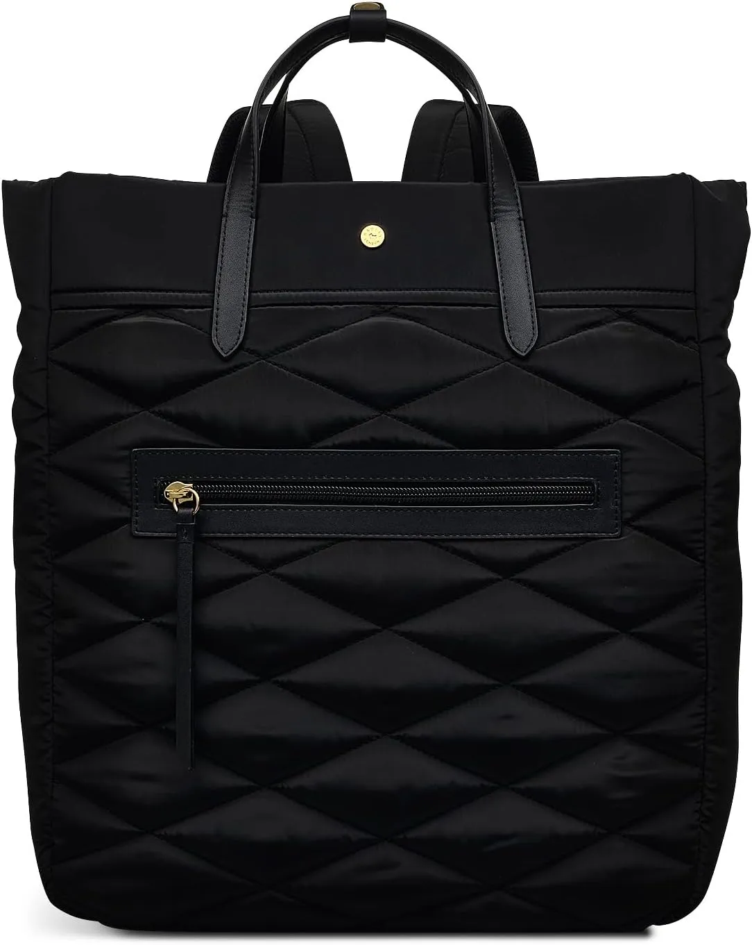 RADLEY London Haymarket Lane Responsible Women’s Large Recycled Fabric Ziptop Backpack, Black