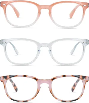 Rae Dunn "JUDY Premium Reading Glasses - 3 Pack w/READ Signature Font