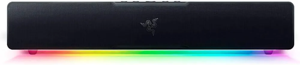 Razer Leviathan V2 X PC Soundbar with Full-Range Drivers - Compact Design - Chroma RGB - USB Type C Power and Audio Delivery - Bluetooth 5.0 - for PC, Laptop, Smartphones, Tablets & Nintendo Switch