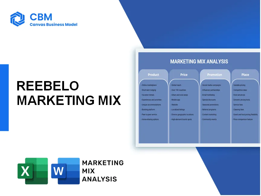 REEBELO MARKETING MIX