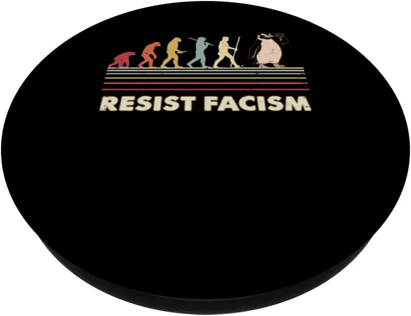 Resist Facism Evolution Movement Stand PopSockets Adhesive PopGrip