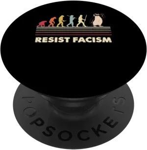 Resist Facism Evolution Movement Stand PopSockets Adhesive PopGrip
