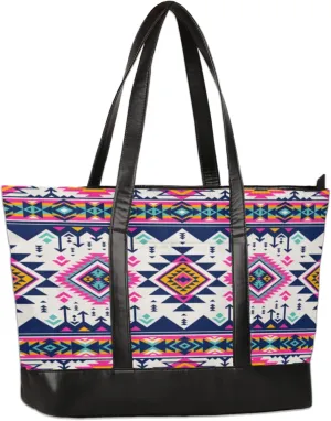 Retro Color Laptop Tote Bag for Women Lightweight Work Purse with Multiple Compartments Fits 13-15.6 Inch Laptop Tablet Shoulder Bag for Office Travel Daily Use