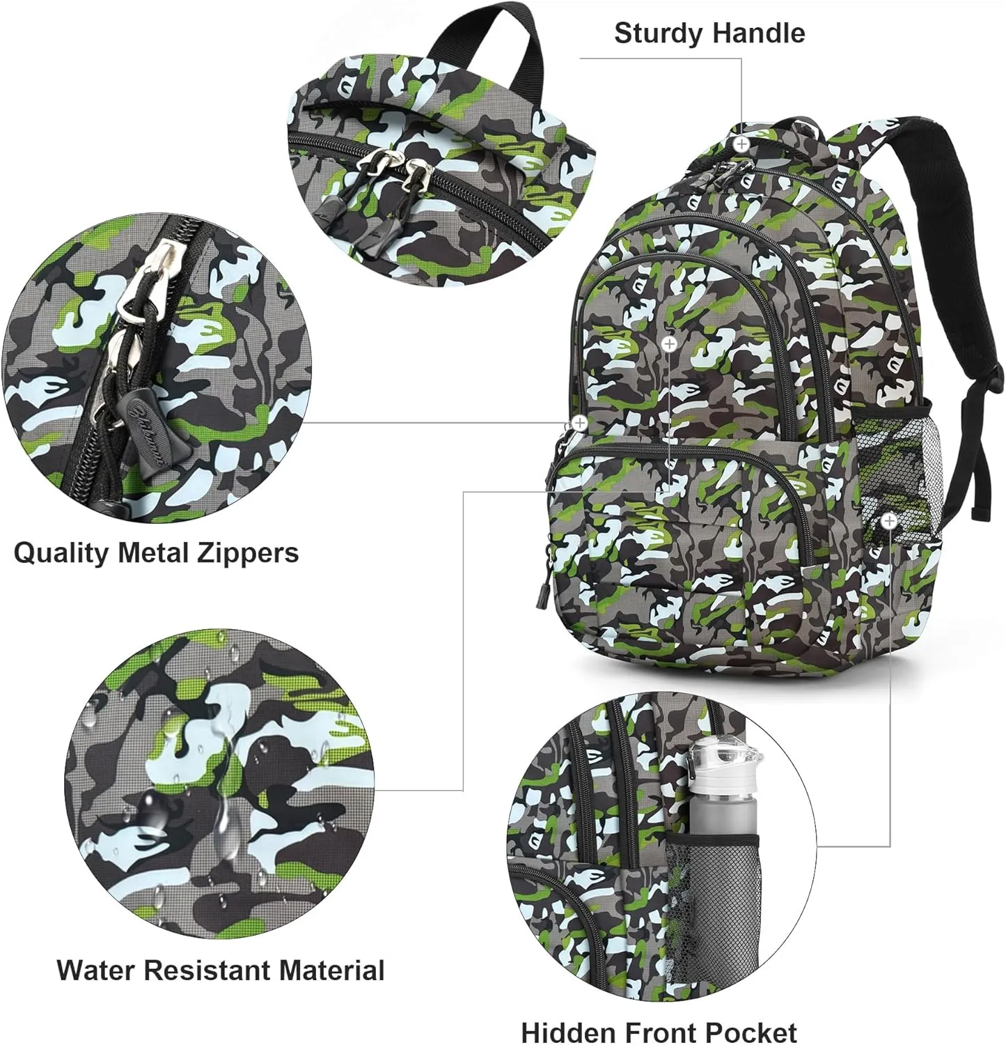rickyh style Lightweight Elementary Durable Backpack Student Kids Waterproof Backpack