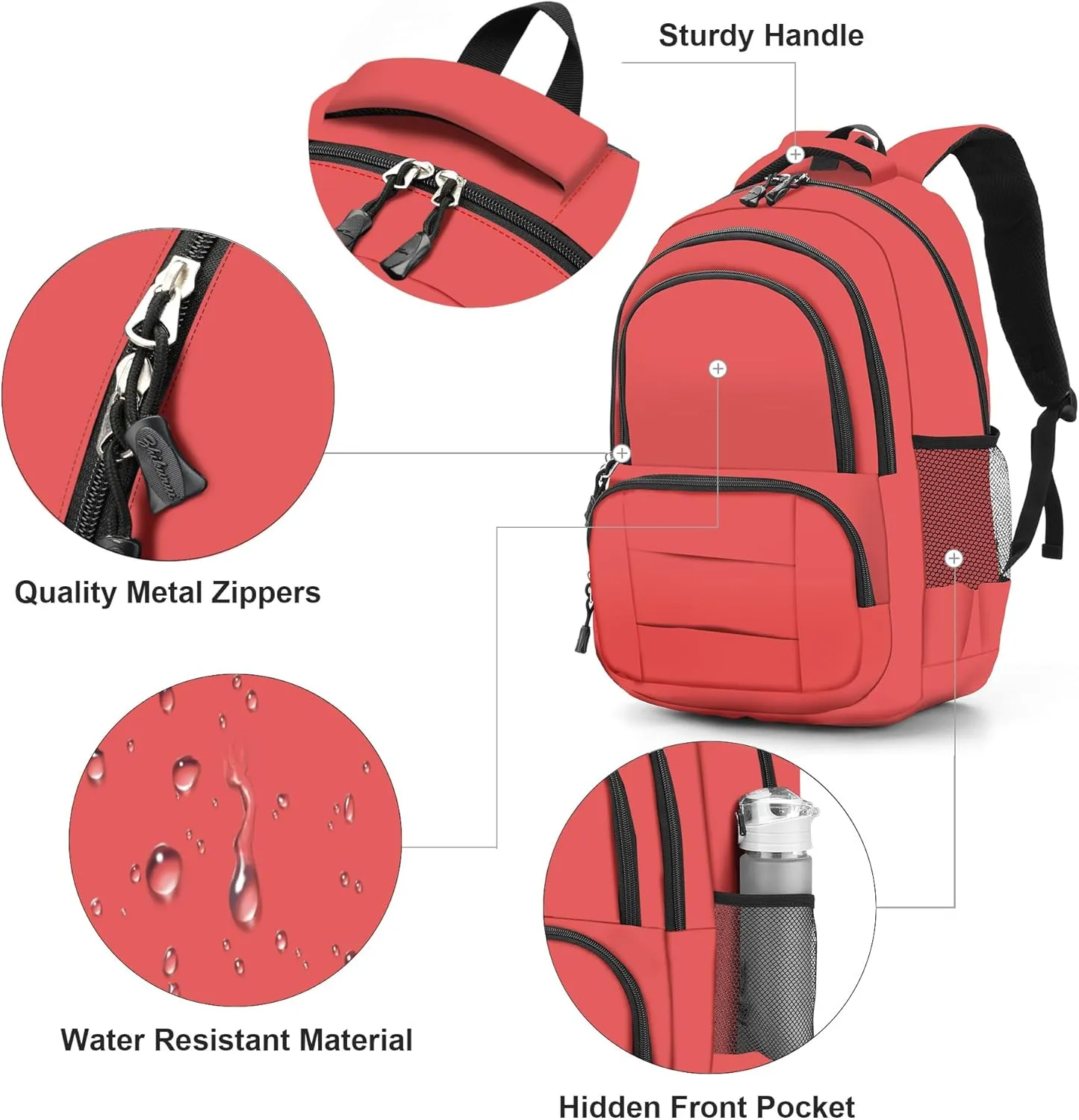 rickyh style Lightweight Elementary Durable Backpack Student Kids Waterproof Backpack