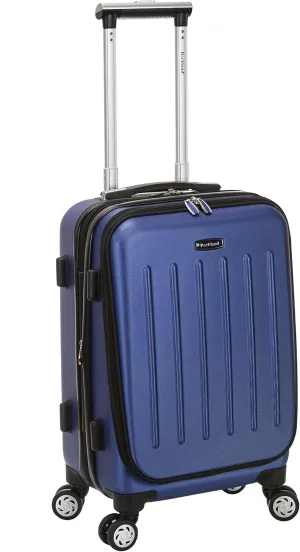 Rockland Titan Hardside Spinner Luggage, Blue, Carry-On 19-Inch